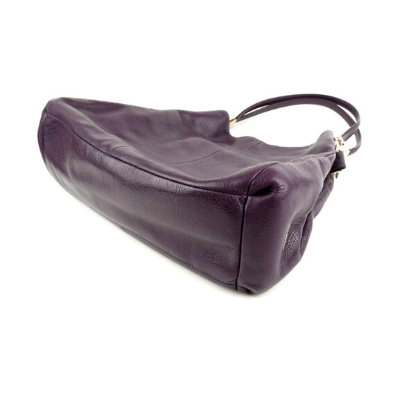 Coach Madison Phoebe Purple Leather Hobo Shoulder Bag 26224 - Picture 2 of 13